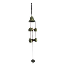 Wood&Metal Garden ornaments 6 Bells Alloy Wind Chimes