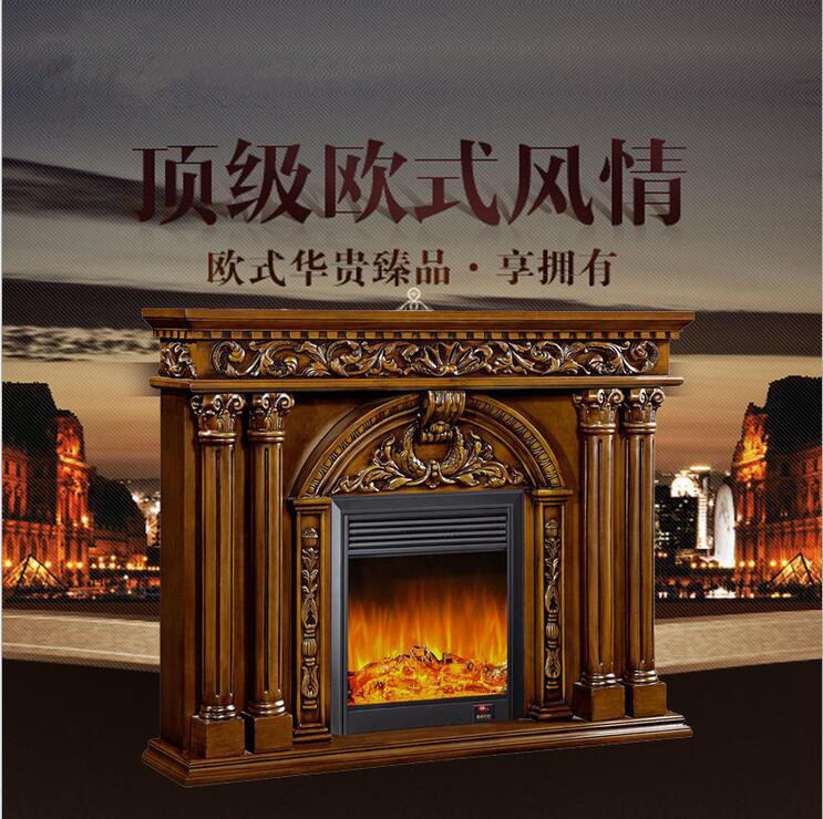 Compra tallado chimenea de madera online al por mayor de China