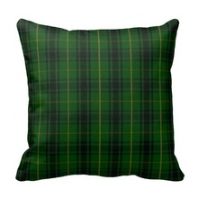 Printed Pillow Cases Green Clan Macarthur Tartan Plaid Pillow Case (Size: 45x45cm) Free Shipping