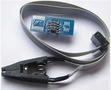 Универсальный тире программер тестирование EEprom IC зажим SOIC8 SOIC 8 SOP8 соп клип шнур кабель + адаптер для 24 93 25 26 серии чип