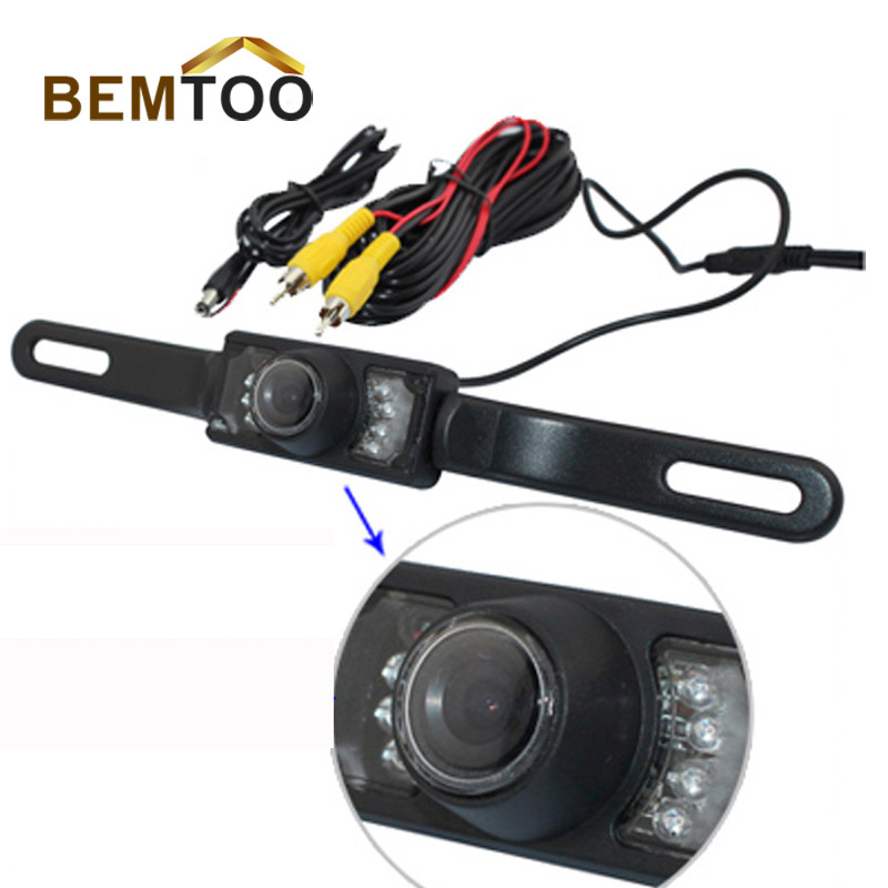 BEMTOO Sensor License Plate Car Vehicle Front Camera 135 Degree View Color Ir Night for Vision,parking camera free Shipping BEMTOO Sensor License Plate Car Vehicle Front Camera 135 Degree View Color Ir Night for Vision,parking camera free Shipping