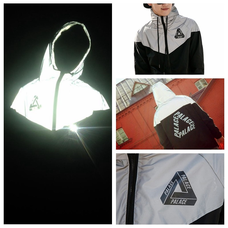 Wholesale Skateboard 3M Reflective Mens Jacket Street Male Reflective