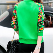 Women Outwear Jacket 2015 Autumn Brand Chaquetas Mujer Casual Cotton Print Loose Jaqueta Feminina Women Outwear