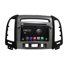 A9 HD 1024*600 Quad Core 1.6G 16GB Flash Android 5.1.1 Car DVD Player Radio GPS Navi Stereo for HYUNDAI Three Hole SANTA FE 2012