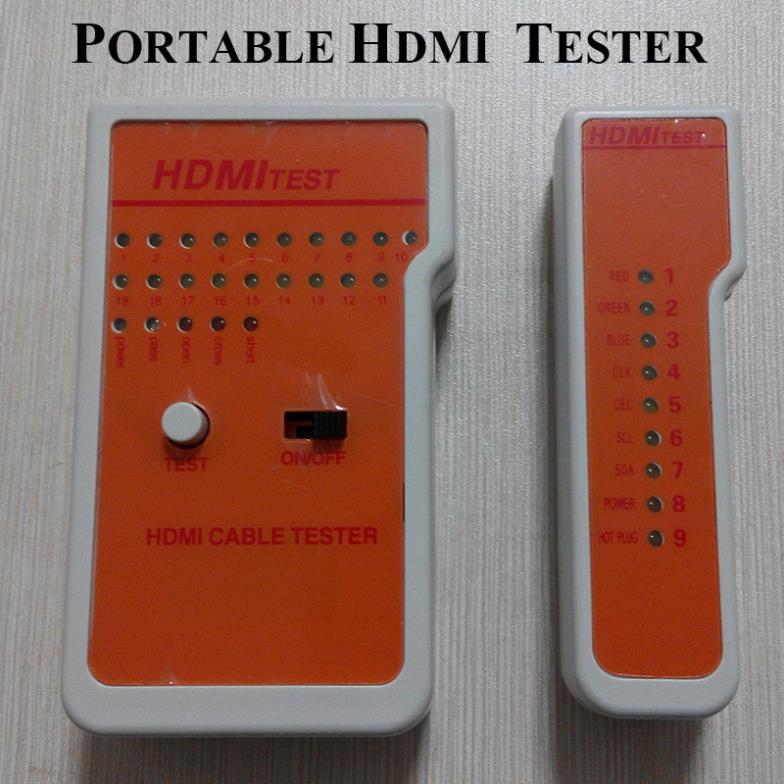 New 9 LED Portable HDMI High Definition Cable Tester with Storage Case ...
