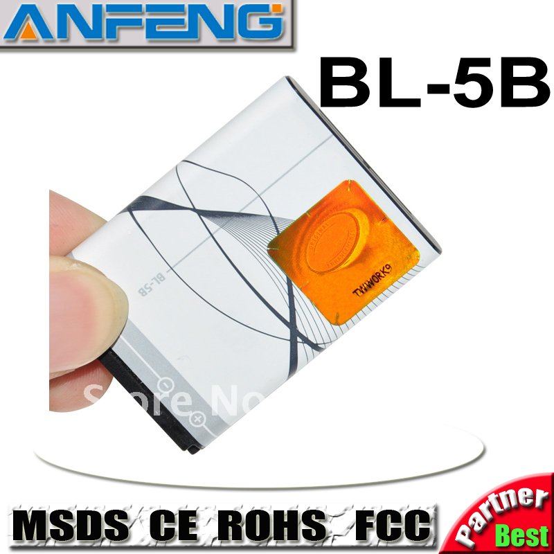 real 1000mah bl 5b battery for nokia akku baterai accu real 1000mah bl 5b battery for nokia akku baterai accu