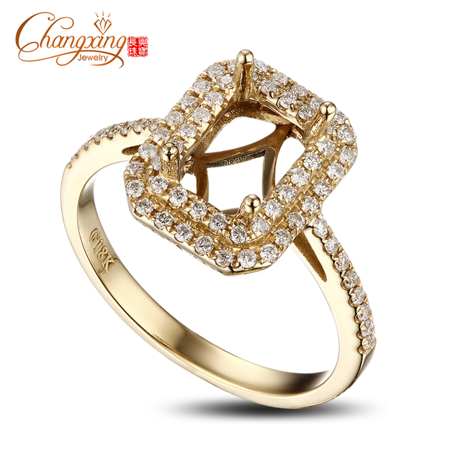 6 x 8 mm zamrud dipotong 14 k kuning emas berlian alami 6 x 8 mm zamrud dipotong 14 k kuning emas berlian alami