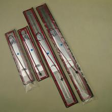 CHROME STAINLESS STEEL LED Blue Illuminated DOOR SILL ENTRY GUARD Scuff PLATE Volkswagen JETTA Free Gift