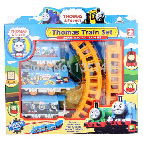 Electric rail small Thomas the train toy Thomas DIY toy car children toy train car pathway rail car kids gift Educational Toys