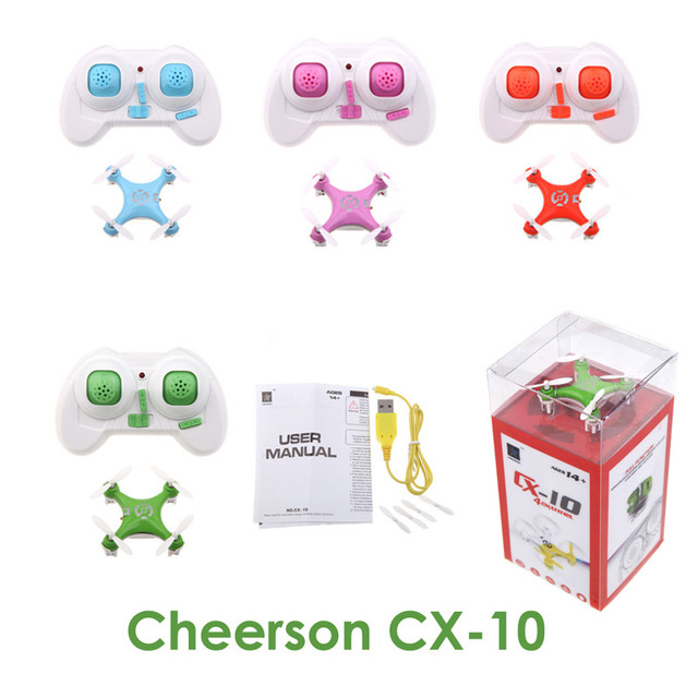 E T cheerson cx-10 cx10 мини 2.4 ГГц 4ch rc пульт дистанционного управления quadcopter беспилотный вертолет cx 10 led игрушки с подарком сегодня