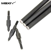 Maxin Bow Arrows 12 pcs pack 31 Inch Long New Red Vanes Carbon Shaft Crossbows Arrow