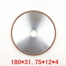 75% concentración avión resina de la aleación montado en un plana Grinder para metal duro de molienda productos 180 * 31.75 * 12 * 4
