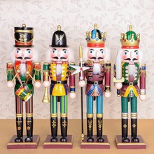 4 pcs/lot Brand new Wood craft 30 cm jumbo Nutcracker doll