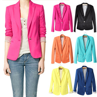 NEW blazer women suit blazer foldable brand jacket made of cotton spandex with lining Vogue refresh