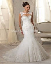 Vestido De Noiva Sereia Sexy 2016 Romantic Mermaid Wedding Dresses Beaded Weding Dress To Party Vestido Para Casamento Civil