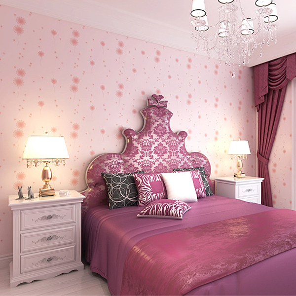Roze decoratie woonkamer: kopen whole moderne slaapkamer gordijnen ... Woonkamer behang koper
