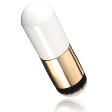 1Pcs Pro Makeup Brush Blush Powder Foundation Concealer Wooden Handle Nylon Hair Bristles Cosmetic Brushes Beauty