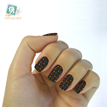 Fashion Nail Art Stickers Decals Full Cover Watermark Nail Sticker Black Designs Sexy Beauty Styling Stickers