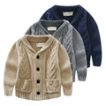 Boys Cardigan 2016 Autumn Winter New Baby Kids Sweater kurtki dla dzieci 2 8 Year Boy