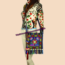 Free shipping 2 pc set of Vintage Hmong Tribal Ethnic Thai Indian Boho shoulder messenger bag