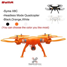 2 Batteries Original Syma Quadcopter X8C Venture Headless Mode RC Helicopter Drone with Camera 6-axis Aerial RTF UAV YEAHDRONE