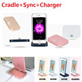 Free shipping New 8 pin Dock Charger USB Desktop Charging Cradle Phone Station Device For iPhone