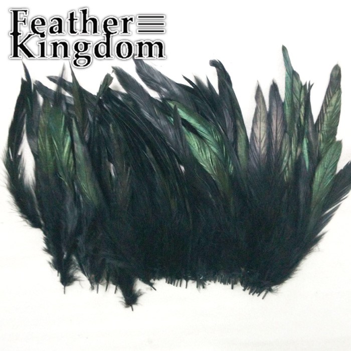 black cock Hackle feather
