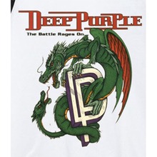 deep purple the battle rages on cyan dragon graphic printing rock band t shirt