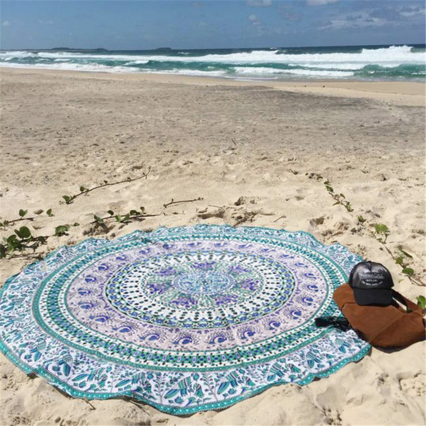 High Quality Round Beach Pool Home Shower Towel Blanket Table Cloth Yoga Mat High Quality Round Beach Pool Home Shower Towel Blanket Table Cloth Yoga Mat