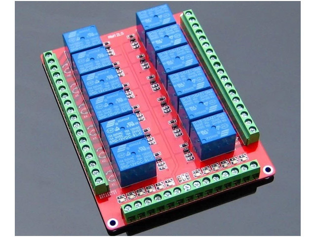 12 Channel Relay Module Low Level Trigger 5V 12V 24V ROBOT raspberry pi atmega uno r3 diy rc toy development board beaglebone