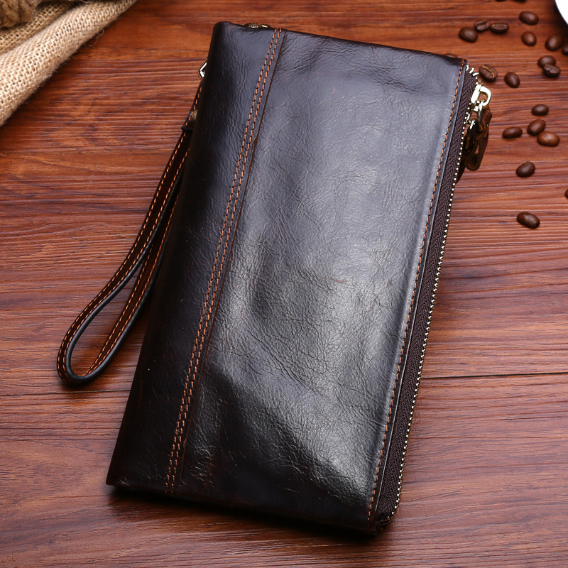 Фотография REGEM men bags dress vintag business European and American style Genuine leather Wallet Case