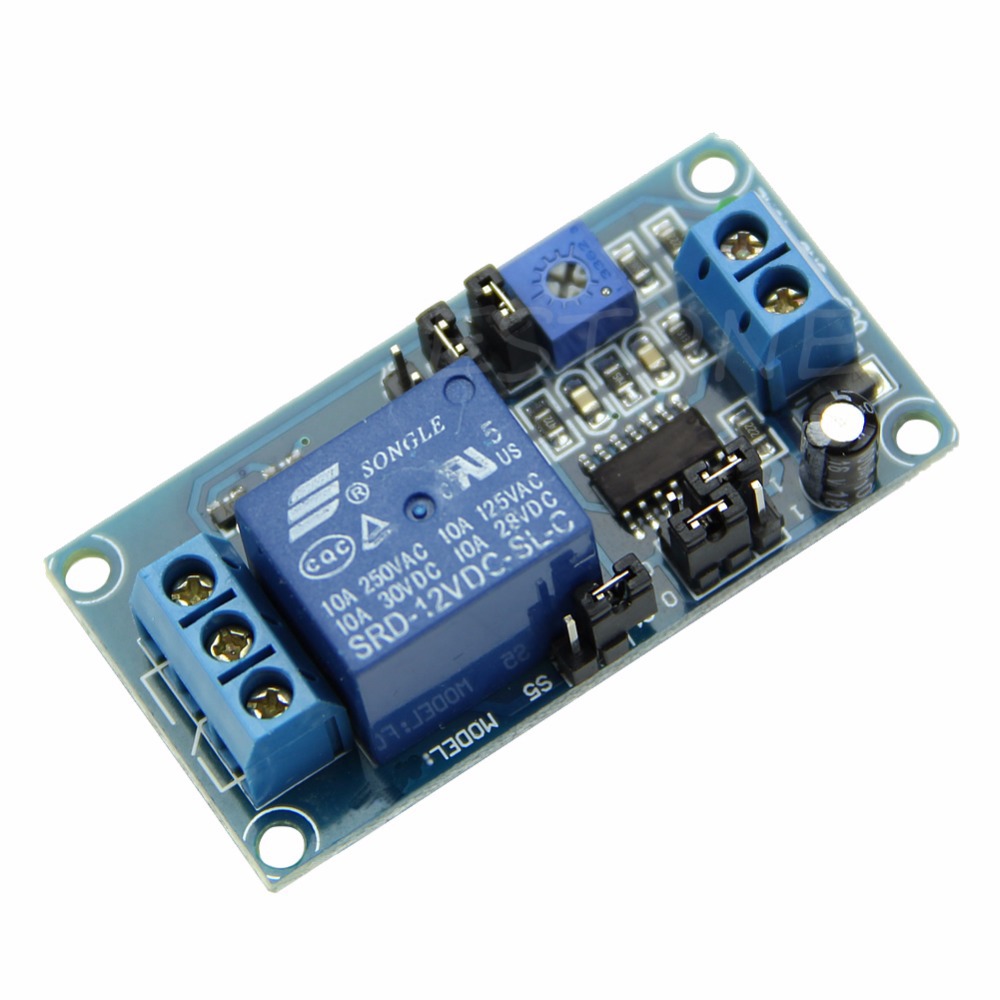 1 PC Delay Relay Delay Turn on Delay Turn off Switch Module with Timer DC 12V