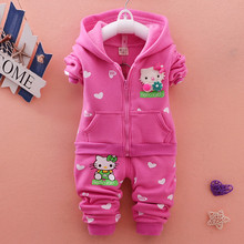 Baby Girls Clothes Set Spring Autumn Winter Kid Thicken Warm Kid Clothes Set Children Cardigan Sweaters