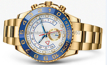 2014 hombres de moda deportivo de lujo de las reloj YACHT MASTER II automático bisel de cerámica original oyster perpetual hombre relojes