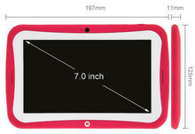 7 inch kids tablet pc Android4 4 Quad Core 1G 8GB IPS screen 1024x768 Built learning