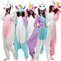 Kigurumi Unicorn Costumes Cosplay Adult Animal Onesies Flannel Hoodie Pyjamas Sleepwear Home Clothes Women Men Nightwear