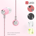 2016 HOT UiiSii U4 Earphone with Microphone Cute Stereo Earbud 3 5mm for PC Tablet iPad