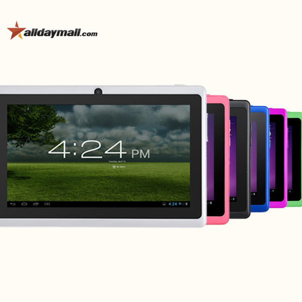 ALLDAYMALL A88X 7 inch Android4 4 Tablet PC Allwinner Quad Core Dual Camera External 3G Wifi