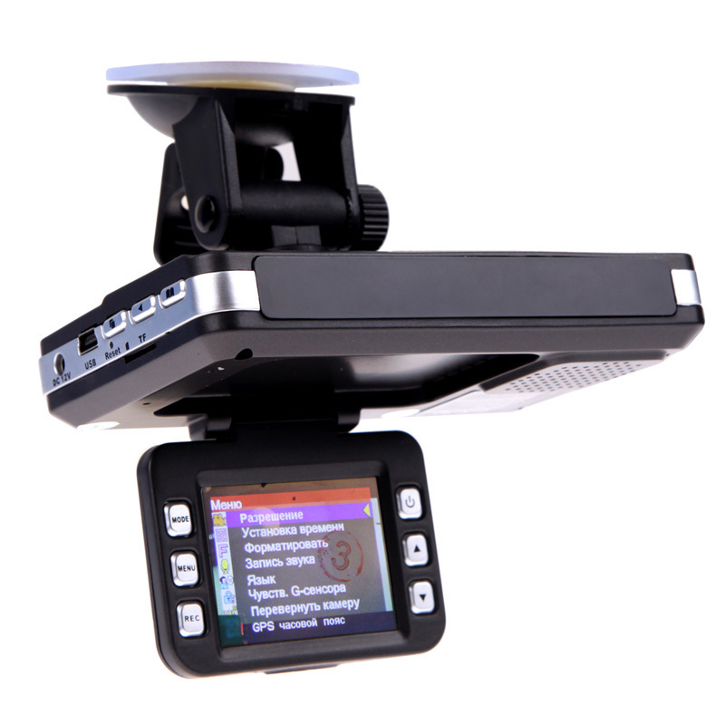 V1NF 2 Car DVR Camera Recorder Video Radar Laser Speed Detector Night Vision G Sensor Led