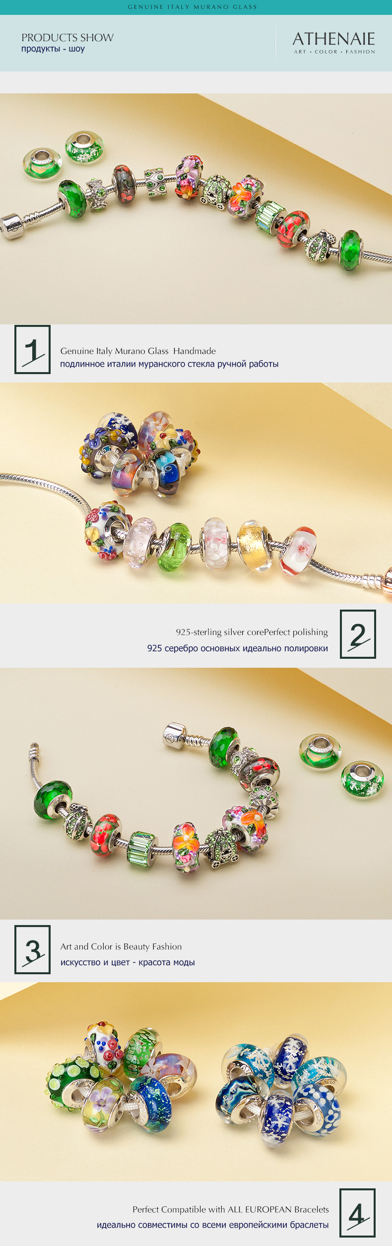 Comprar 2 unids/bolsa de cuentas de cristal de Murano hechas a mano de  14mm, abalorios con forma de flor para collar, pulsera, pendientes,  accesorios para hacer joyas DIY
