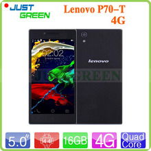 Lenovo P70 P70-T 4G Smartphone MTK6752 Quad Core 1.5GHz 2GB Ram 16GB Rom 5 inch 1280X720P IPS 5MP+13MP Dual SIM GPS Android 4.4