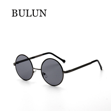 BULUN vintage Round steampunk Sunglasses Women Brand Designer Sun Glass Female Oculos De Sol Feminino Lentes Gafas With Case
