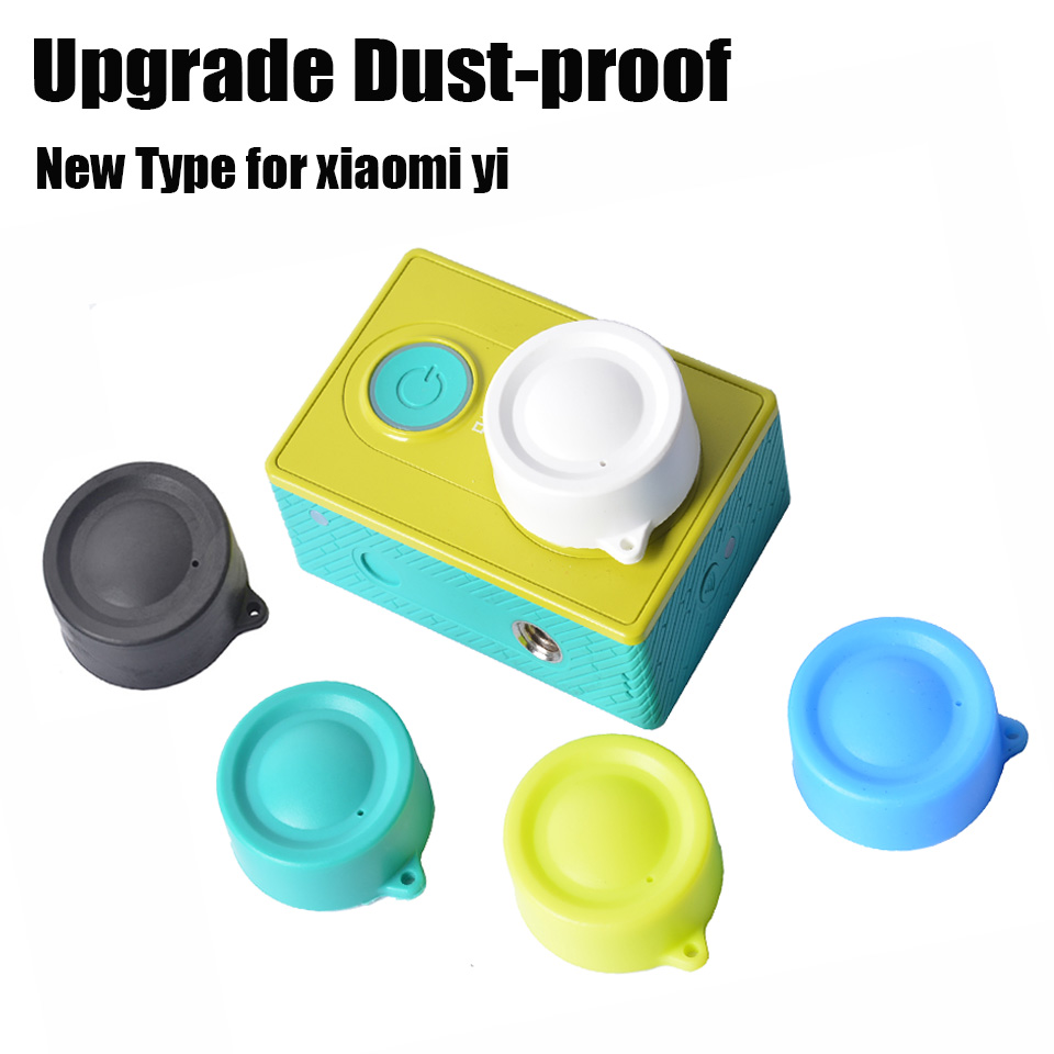 Upgrade Dust proof Camera Lens Cover Cap for xiaomi yi Protect Lens Cap Cover for Original
