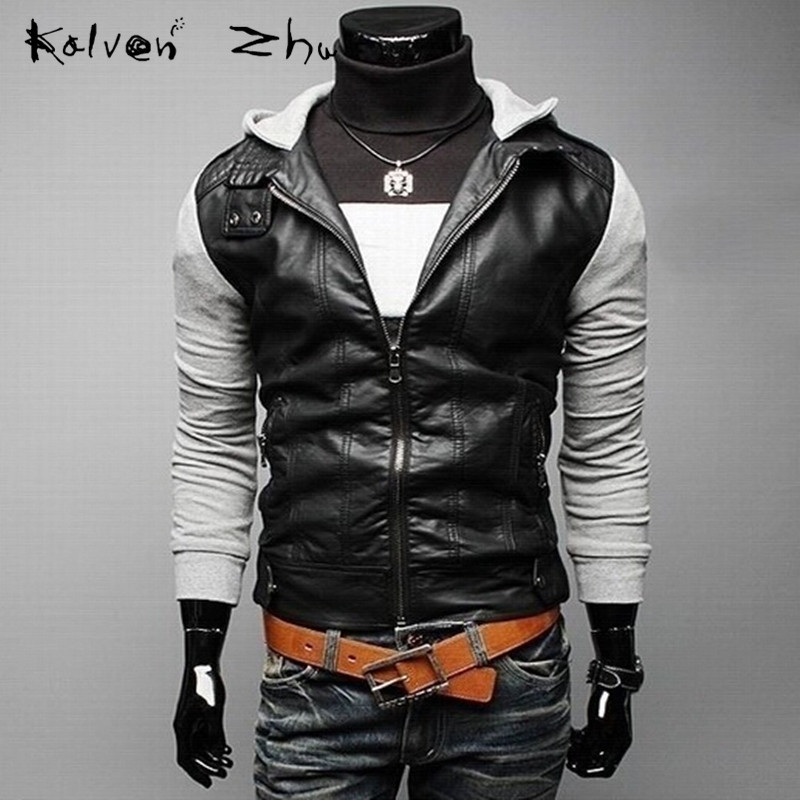 Leather Jackets With Hoods For Men Photo Album - Reikian