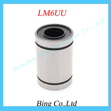 12pcs LM6UU 6mm Linear Bushing CNC Linear Bearings Free shipping
