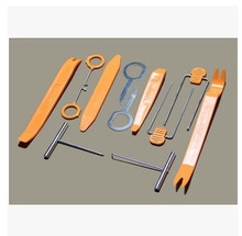 1 Set 12Pcs Plastic Car Radio Door Clip Panel Trim Dash Audio Removal Pry Tool Repairing