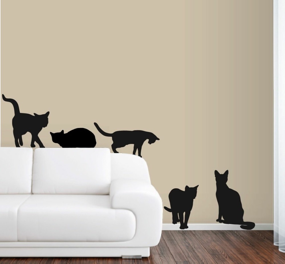 Online kopen wholesale black removable wallpaper uit china black ...