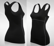 Sports training PRO woman tight-fitting vest Exercise vest Sweat quick-drying straitjacket