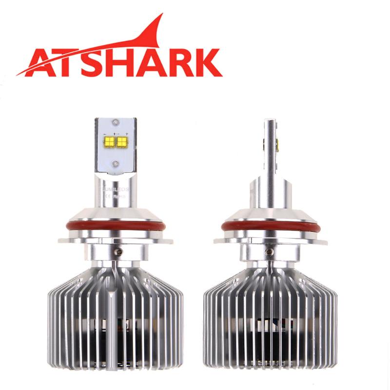 2PCS Atshark 90W 9000LM 9007 LED Headlight / Headlamp Conversion Kit 360 Degree Hi/Low Beam Pattern 