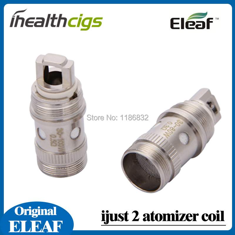 100 Original Eleaf iJust 2 EC Head Atomizer Replacement Coil Head 0 3ohm 0 5ohm Cotton